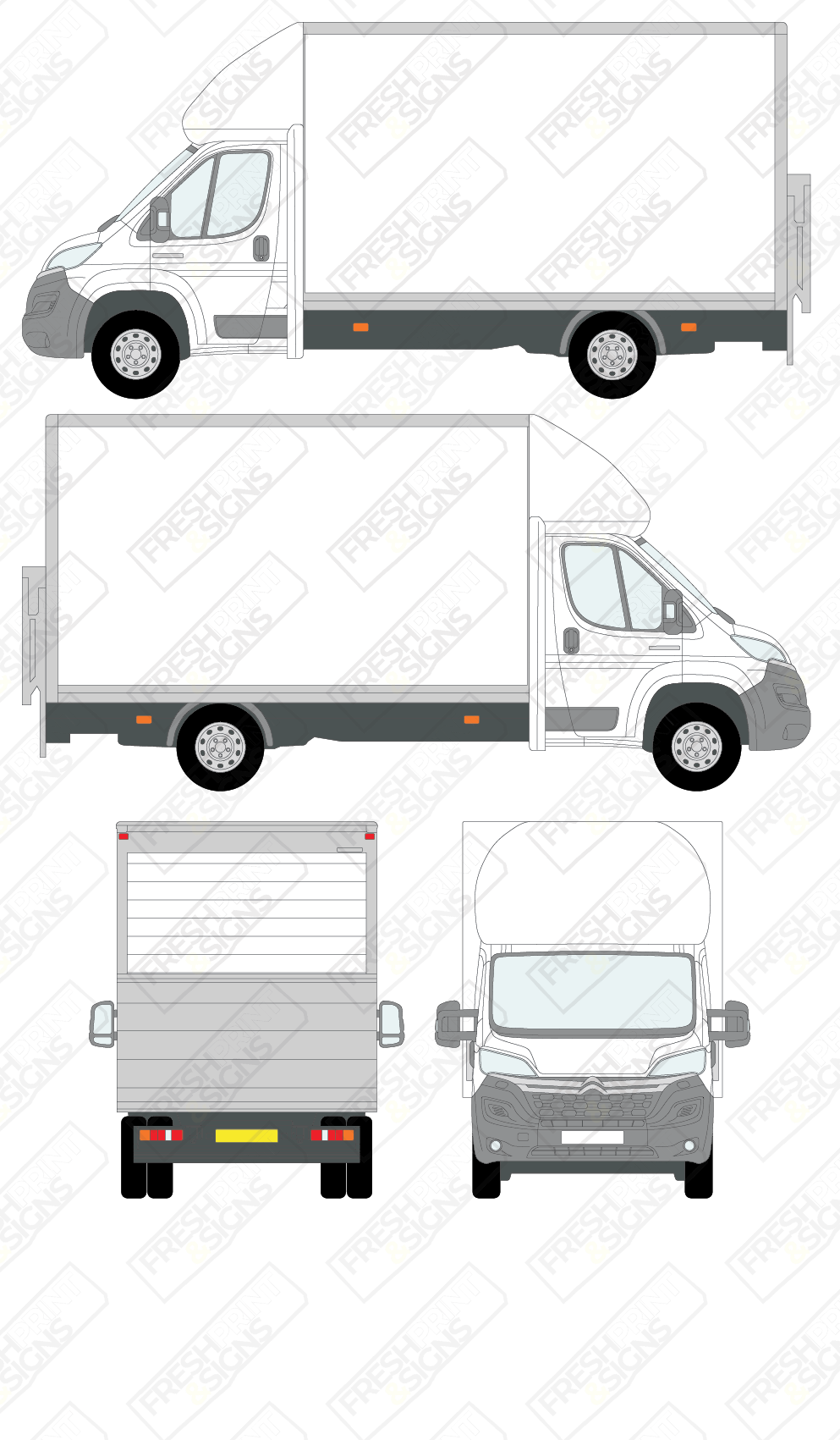 Van Graphics - Citroen | Relay Luton | 2014-2025 | Tail Lift
