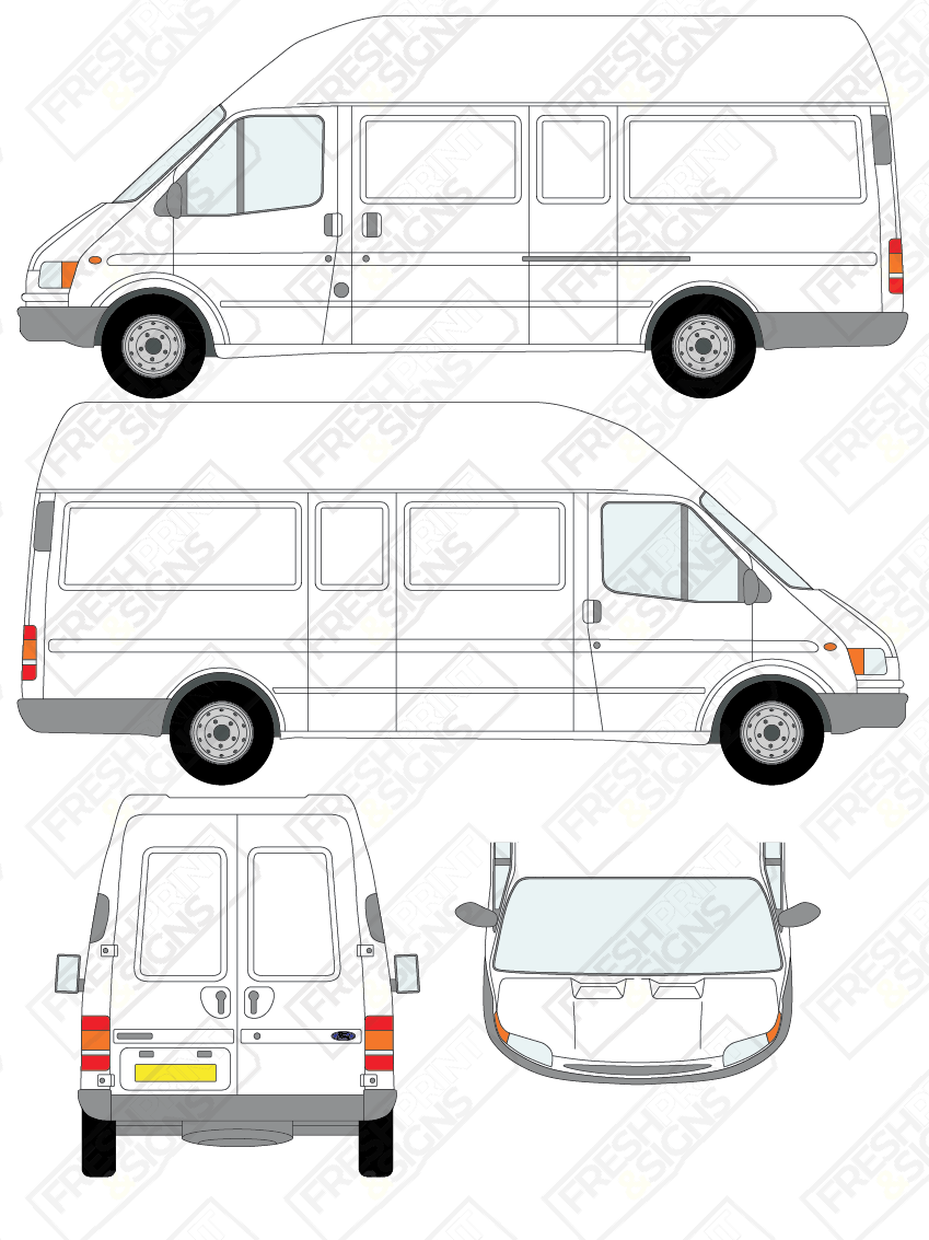 Van Graphics - Ford | Transit | 1994-1999 | High Cube