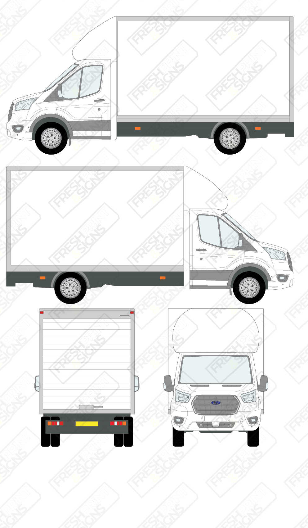 Van Graphics - Ford | Transit Luton | 2019-2025 | No Tail Lift