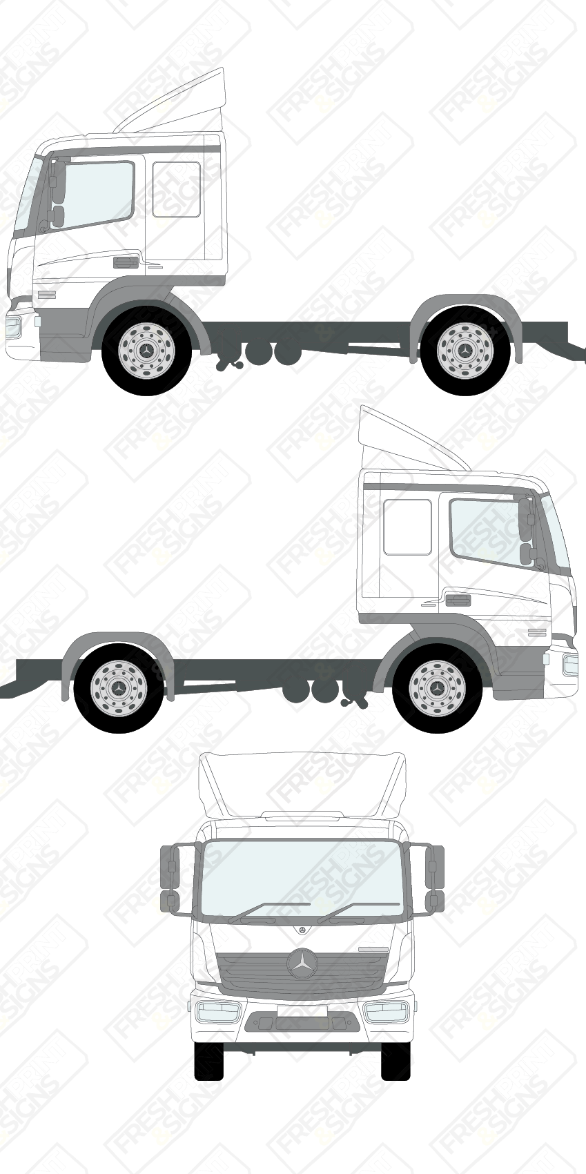Van Graphics - Mercedes | Atego | 2013-2025 | Classic Space L-Cab