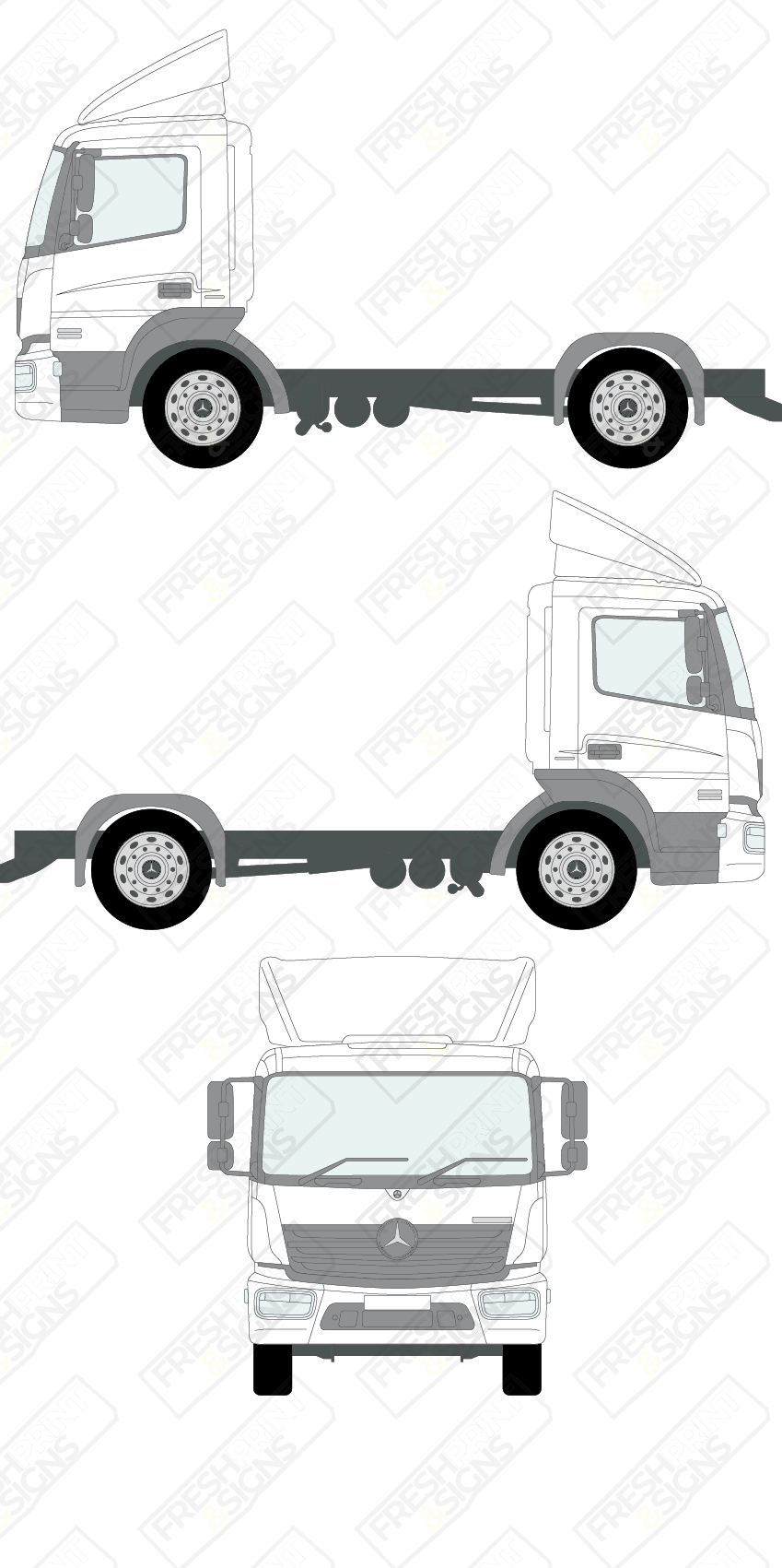 Van Graphics - Mercedes | Atego | 2013-2025 | Classic Space S-Cab Ext