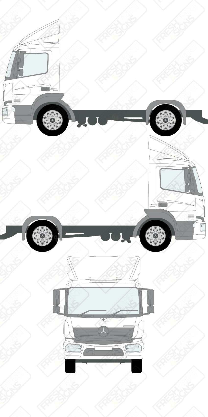 Van Graphics - Mercedes | Atego | 2013-2025 | Classic Space S-Cab