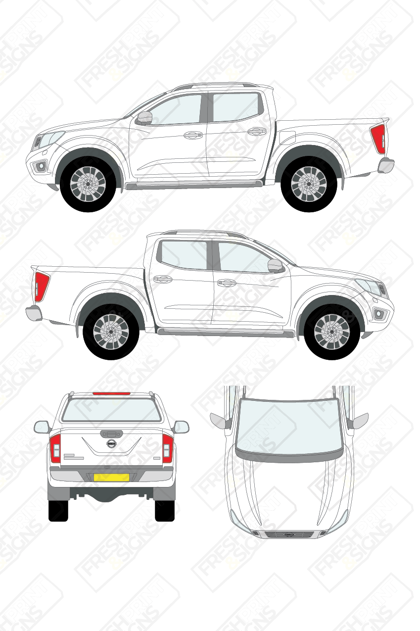 Van Graphics - Nissan | Navara NP300 | 2015-2022 | Double Cab