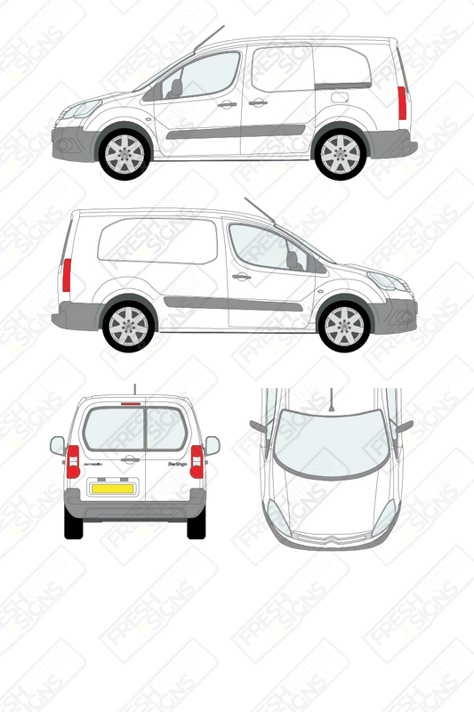 Van Graphics - Citroen | Berlingo | 2008-2015 | Long Wheelbase (L2) | With Rear Windows