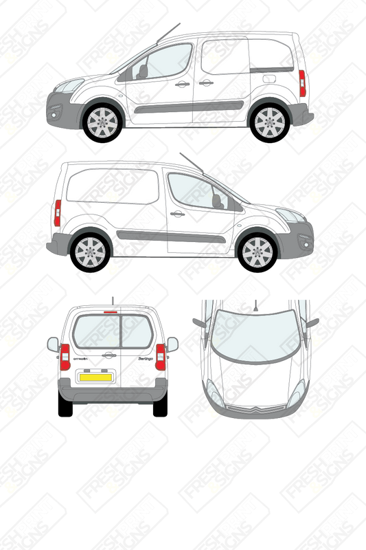 Van Graphics - Citroen | Berlingo | 2015-2018 | Short Wheelbase (L1) | With Rear Windows