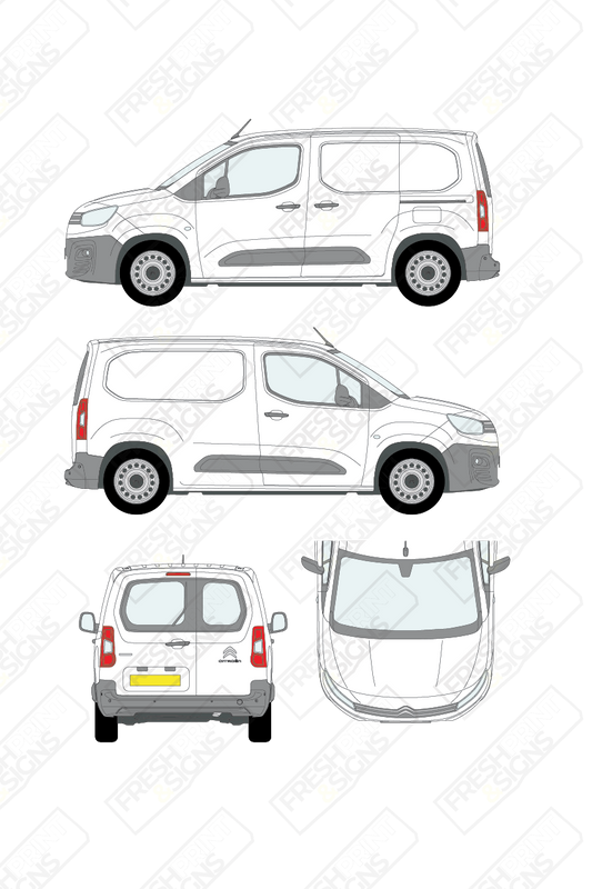 Van Graphics - Citroen | Berlingo | 2018-2024 | Short Wheelbase (L1) | With Rear Windows