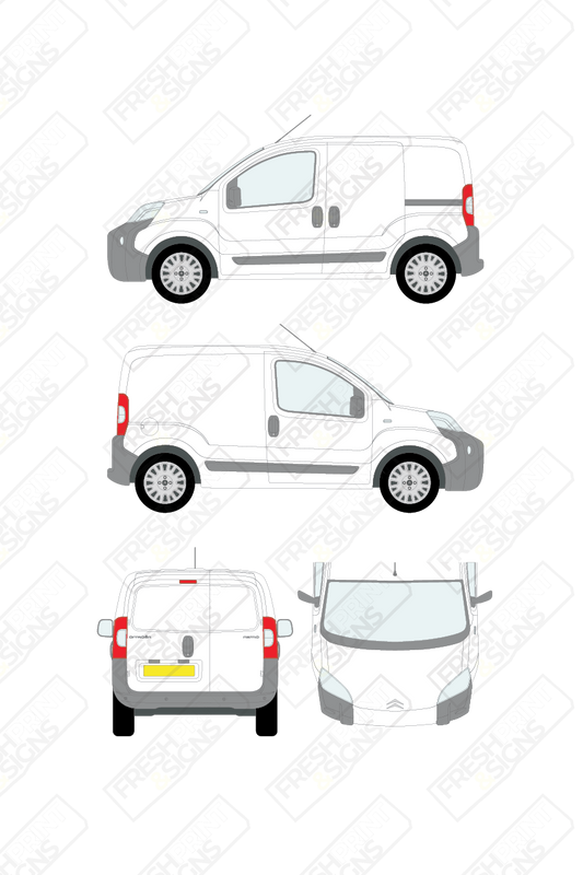 Van Graphics - Citroen | Nemo | 2008-2016 | Panelled Rear Doors