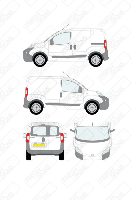 Van Graphics - Citroen | Nemo | 2008-2016 | With Rear Windows