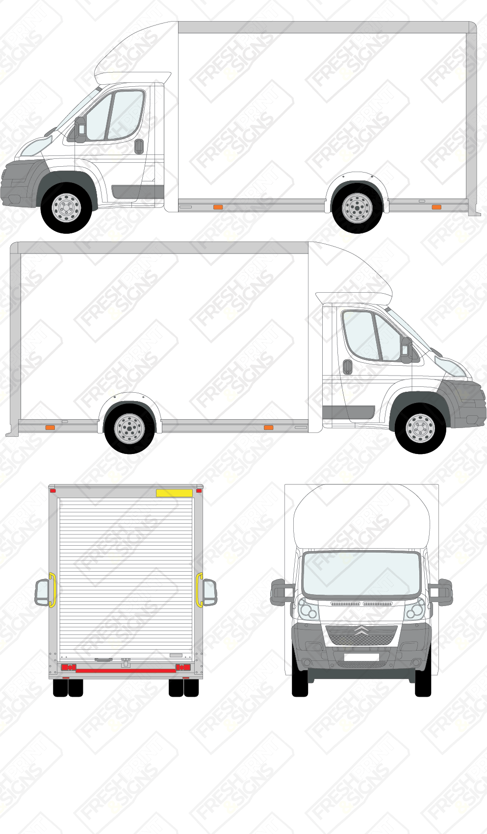 Van Graphics - Citroen | Relay Dropside Low Loader | 2006-2014