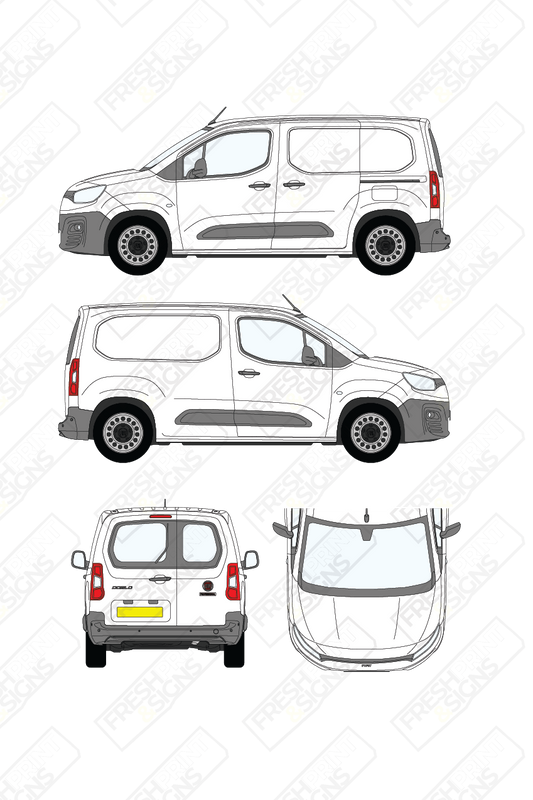 Van Graphics - Fiat | Doblo | 2022-2024 | Short Wheelbase (L1) | With Rear Windows