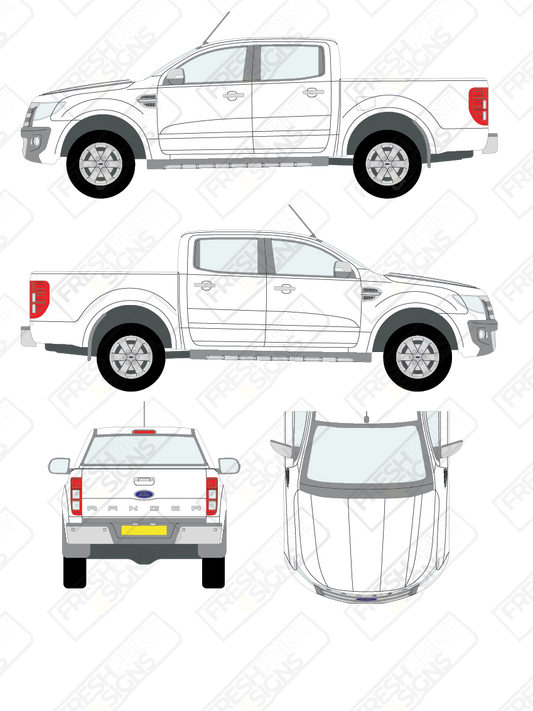 Van Graphics - Ford | Ranger | 2012-2016 | Double Cab