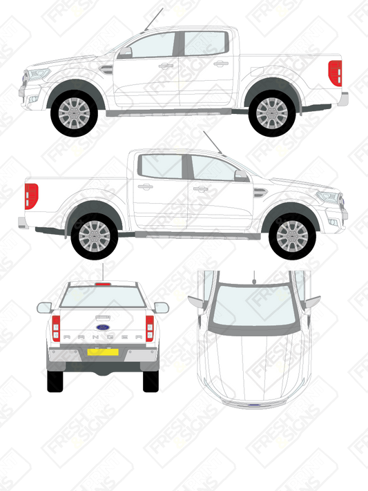 Van Graphics - Ford | Ranger | 2016-2019 | Double Cab