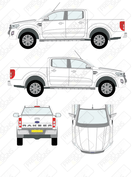 Van Graphics - Ford | Ranger | 2019-2022 | Double Cab