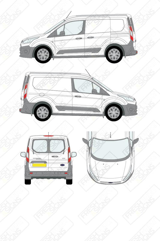 Van Graphics - Ford | Transit Connect | 2013-2018 | Short Wheelbase (L1) | With Rear Windows