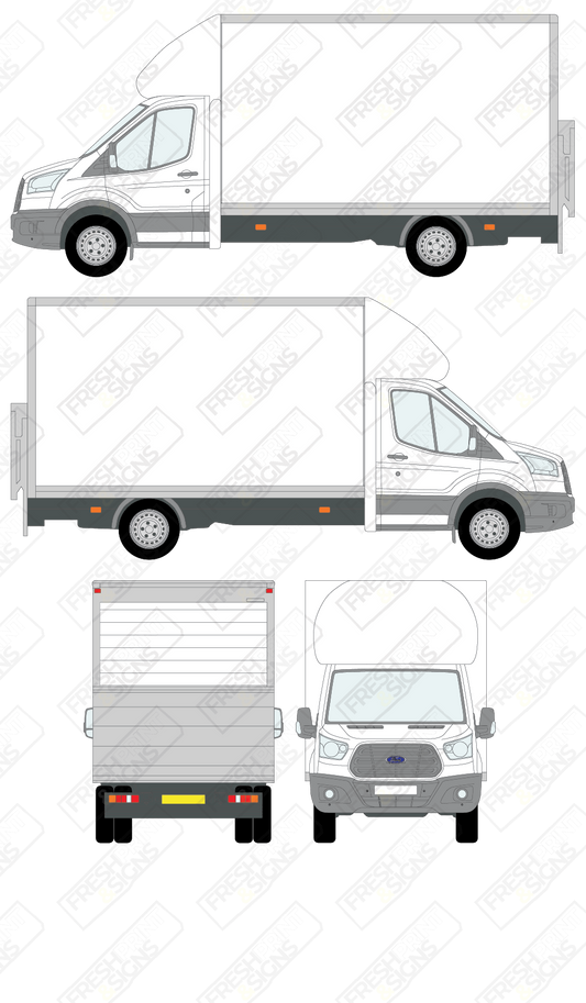Van Graphics - Ford | Transit Luton | 2014-2019 | With Tail Lift