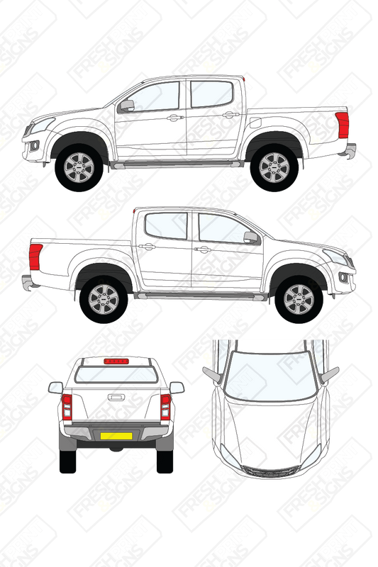 Van Graphics - Isuzu | D-Max | 2012-2017 |  Double Cab