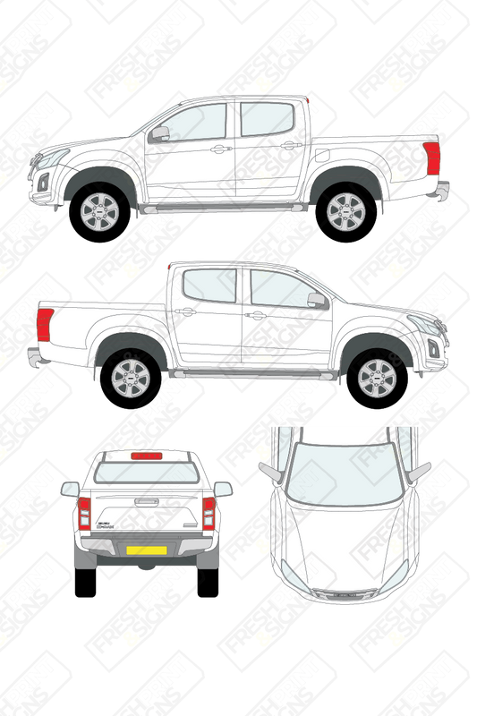 Van Graphics - Isuzu | D-Max | 2017-2020 | Double Cab