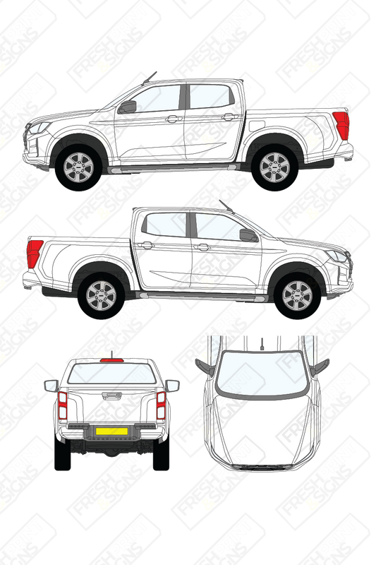 Van Graphics - Isuzu | D-Max | 2020-2025 | Double Cab