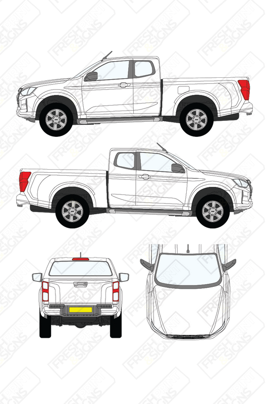 Van Graphics - Isuzu | D-Max | 2020-2025 | Extended Cab