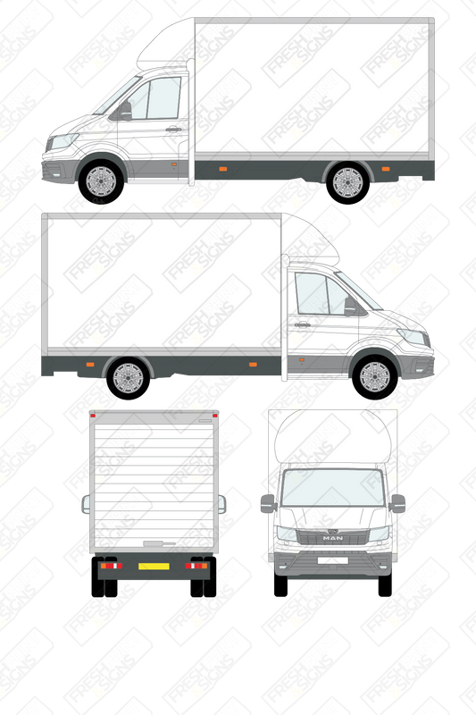 Van Graphics - MAN | TGE Luton | 2017-2025 | No Tail Lift