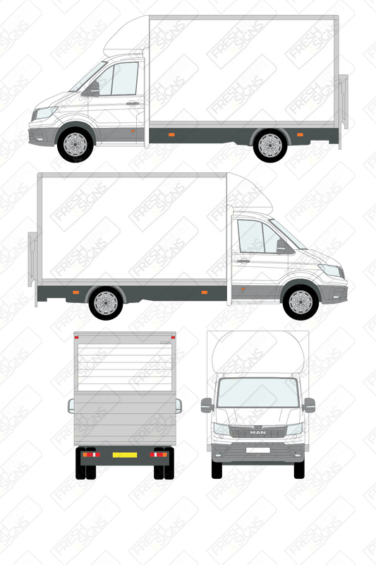 Van Graphics - MAN | TGE Luton | 2017-2025 | With Tail Lift
