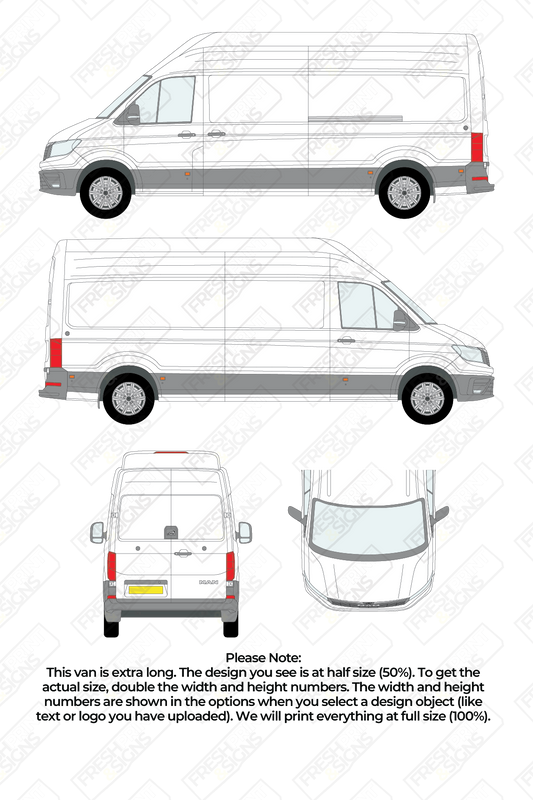 Van Graphics - MAN | TGE | 2017-2025 | Long Wheelbase (L2) | Extra-High Roof (H3) | Panelled Rear Doors