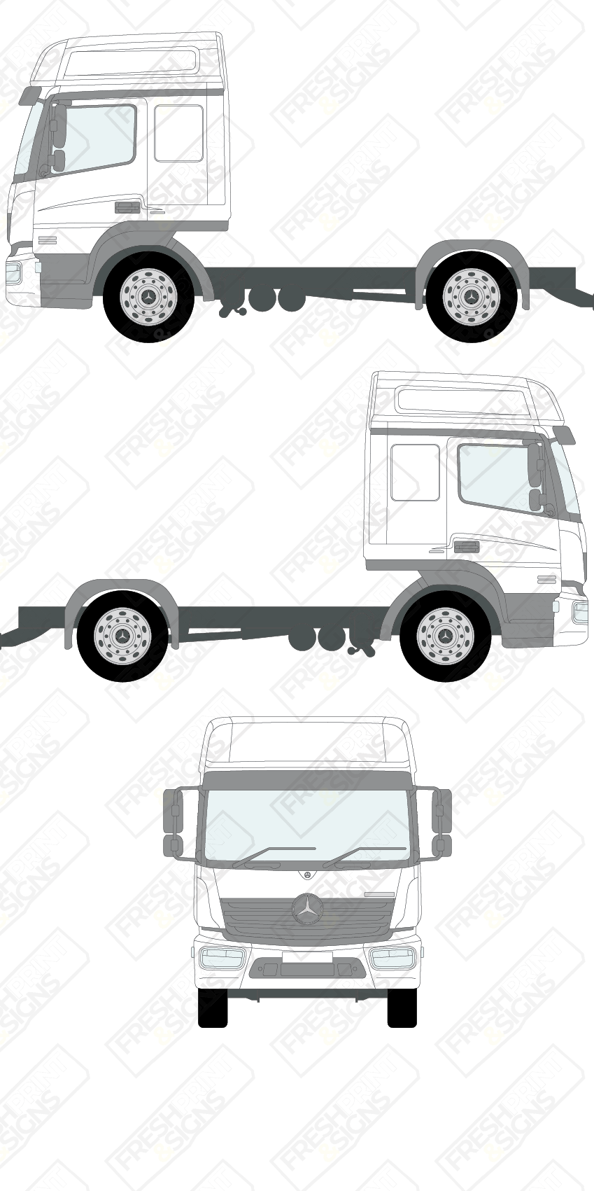 Van Graphics - Mercedes | Atego | 2013-2025 | Big Space L-Cab