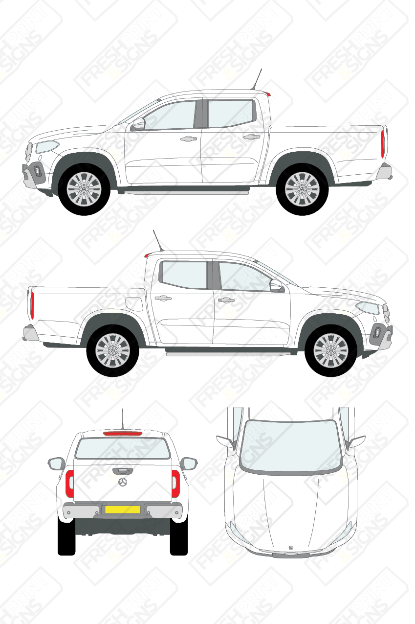 Van Graphics - Mercedes | X-Class | 2018-2025