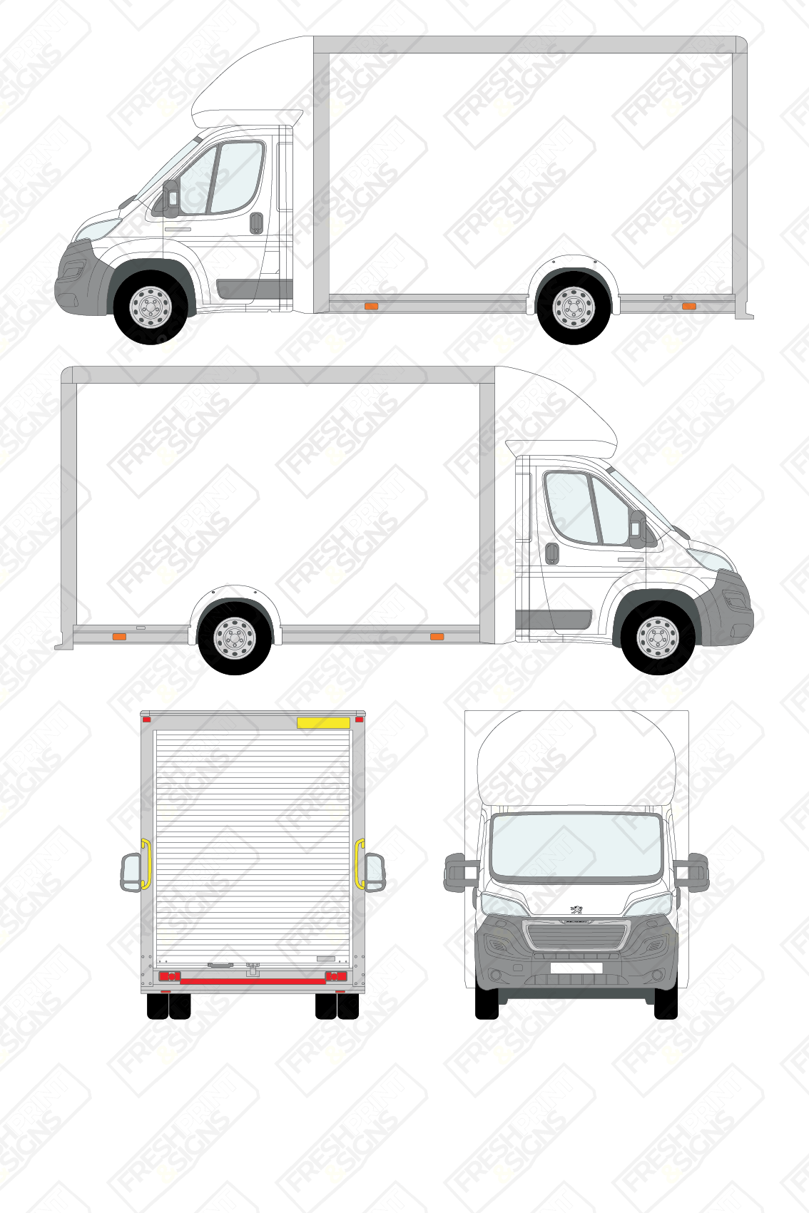 Van Graphics - Peugeot | Boxer Low Loader | 2014-2025