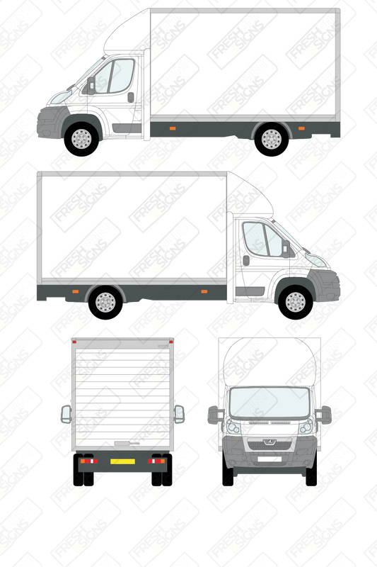 Van Graphics - Peugeot | Boxer Luton | 2006-2014 | No Tail Lift