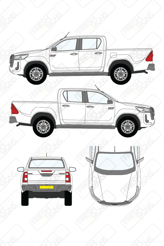 Van Graphics - Toyota | Hi-Lux | 2021-2025 | Double Cab