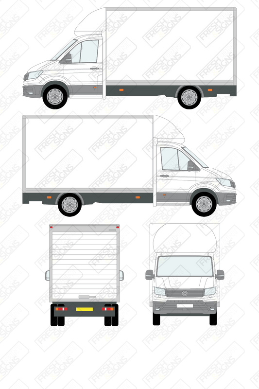 Van Graphics - Volkswagen | Crafter Luton | 2017-2025 | No Tail Lift