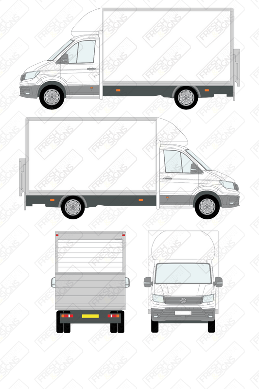 Van Graphics - Volkswagen | Crafter Luton | 2017-2025 | With Tail Lift
